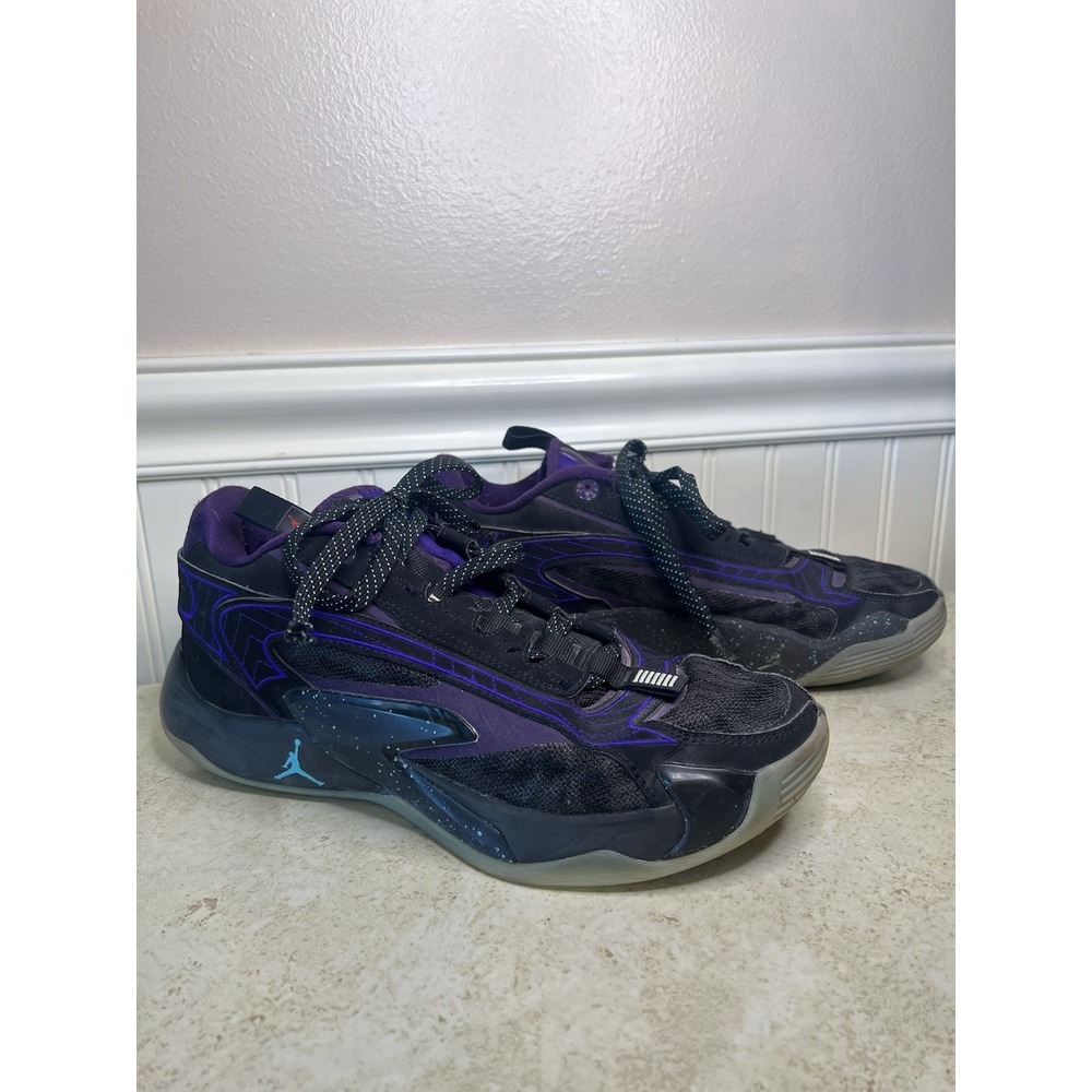 Jordan Luka 2 Cave Purple Sneaker Men Size 9 DX8733-001 Black Pitch Violet Kicks - Picture 1 of 15